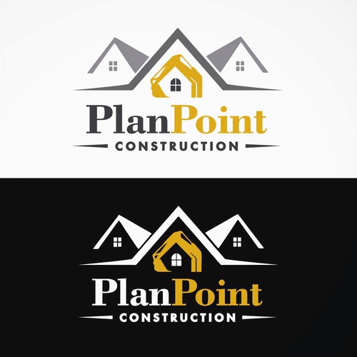 PlanPoint Construction Logo Needs A Remodel Design by delicreative