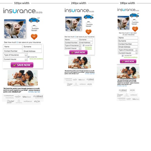New app design wanted for insurance.co.za デザイン by bracht