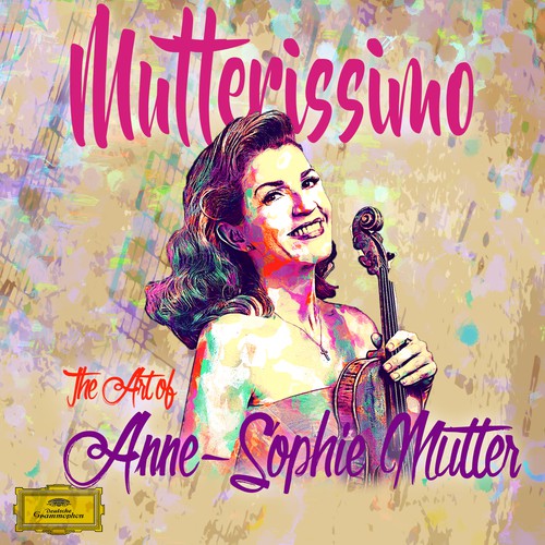 Illustrate the cover for Anne Sophie Mutter’s new album Design von alejandro alcorta