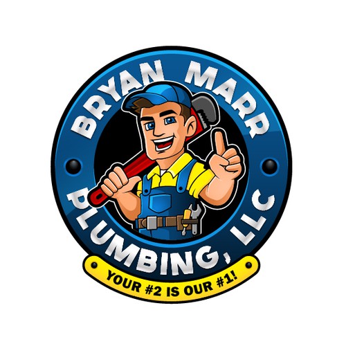 Help Bryan Marr Plumbing modernize their current logo Design by Deezign Depot