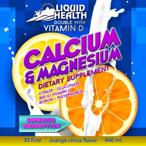 Calcium Magnesium Vitamin Supplement Design by abarbo