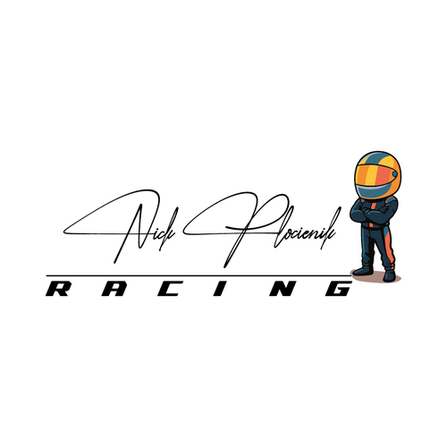 Race car driver logo and signature Diseño de hery_krist