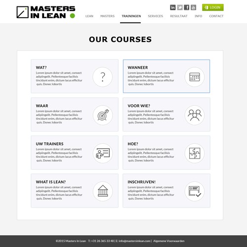 Website Design for Lean Trainers’ Online Training Platform Ontwerp door OMGuys™