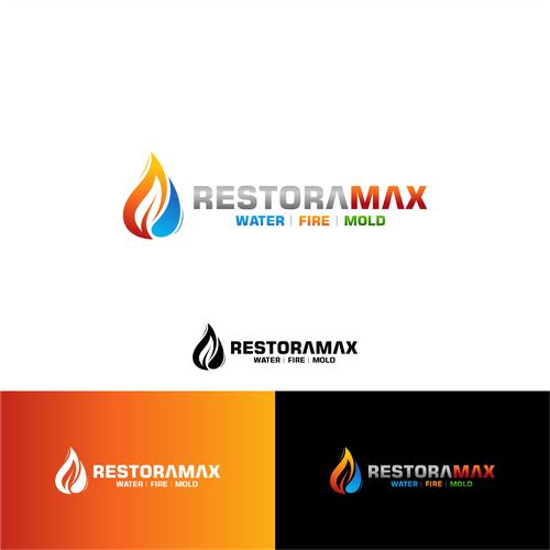 Restoration Company Branding. Design by Zn Digital