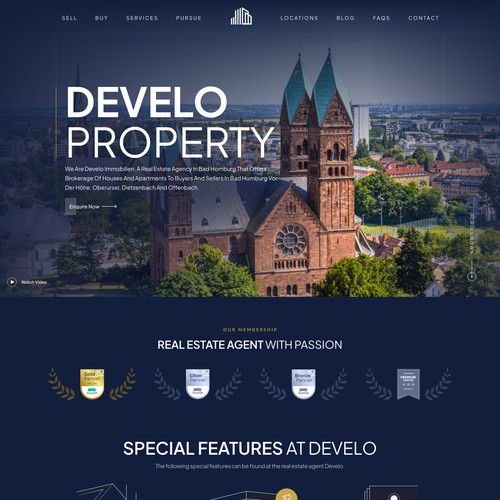 Web page design contest entry by WebNest™