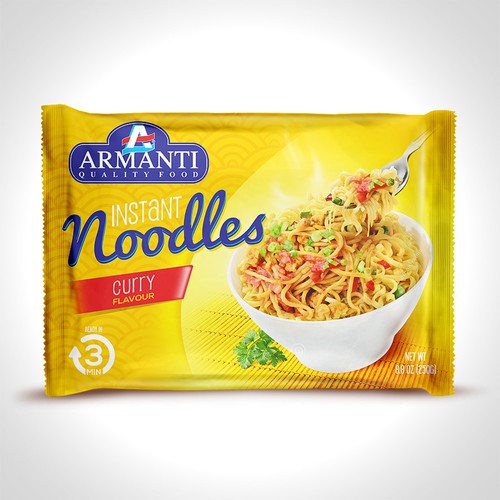 New Armanti Instant Noodles Design réalisé par tomdesign.org