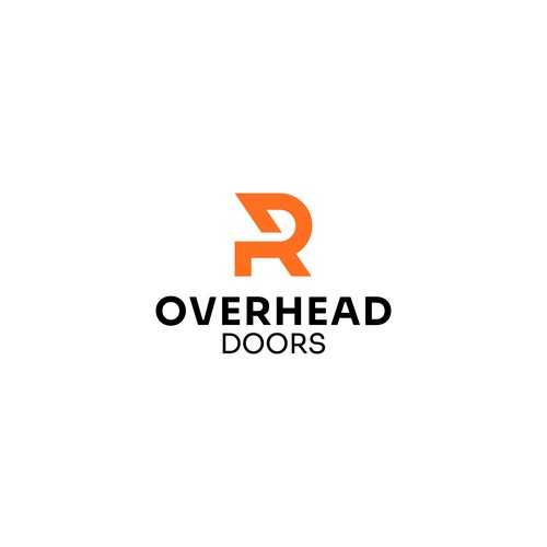 Design overhead door business logo rebranding por Owlskul