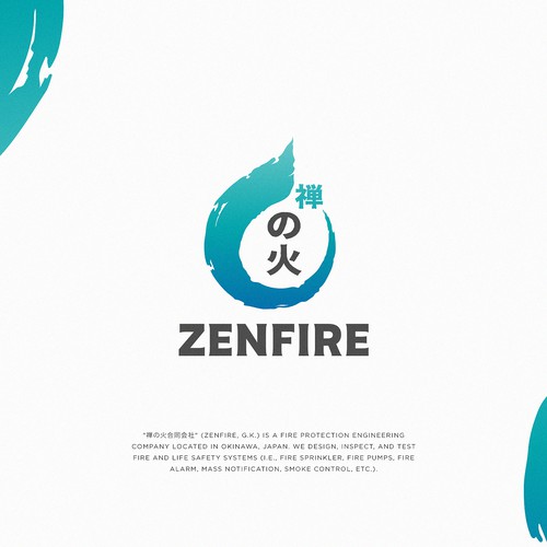 Classic, mindful, and simple brand design for fire protection engineering firm in Okinawa, Japan Design by RONPX Studio