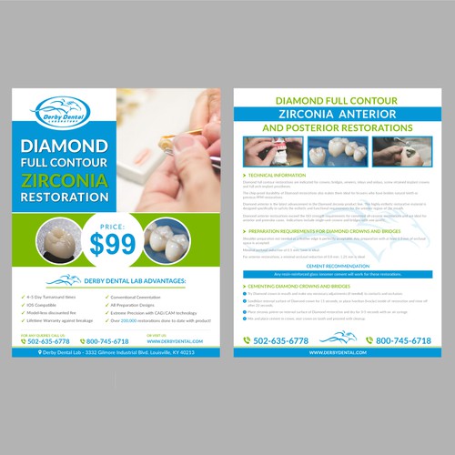 Derby Dental Lab needs best flyer ever! Postcard, flyer or print contest