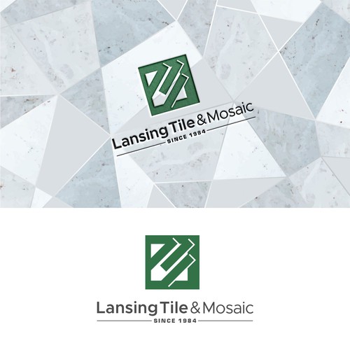 Lansing Tile & Mosaic Logo Update/Refresh for 40th Anniversary Year Design by sunshine_design