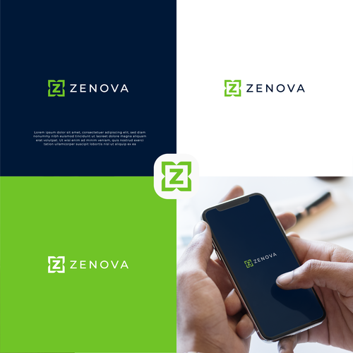 Zenova Logo: Revolutionary suite of health and wellness mobile apps Design by Alexa_27