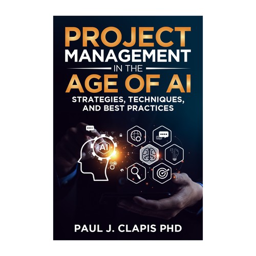 Simple, professional cover for a business book about Artificial Intelligence Design von anisha umělec