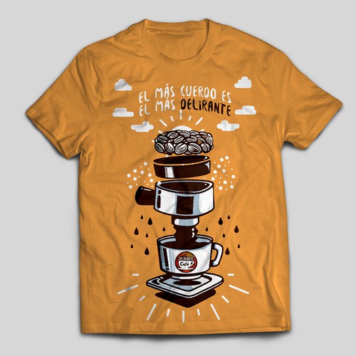 Proposta di design per un contest della categoria T-shirt realizzata da Búo Estudio