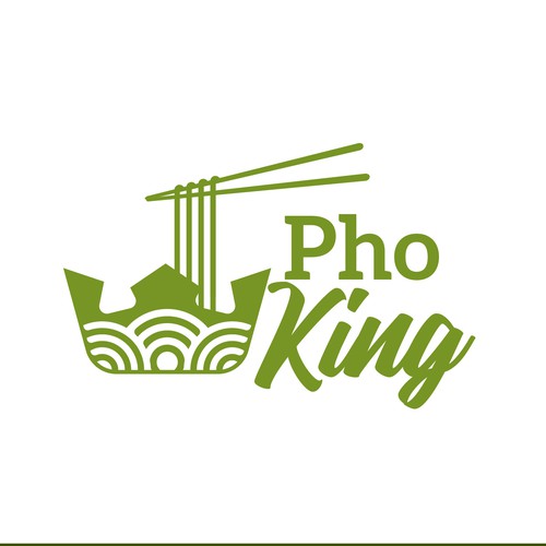 I am looking for logo Pho King for my Restaueant, pho is name of noodle very popular in Veitnam. Design by Javier.vallecillo