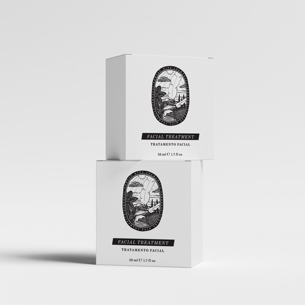 Package design organic cosmetic brand