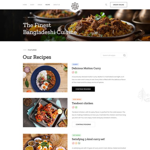 Web page design contest entry by sandy#ogma