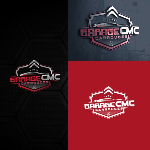 CREATION LOGO POUR GARAGE AUTOMOBILE CITROEN AVEC UN COTE FUN Design by Univers Design