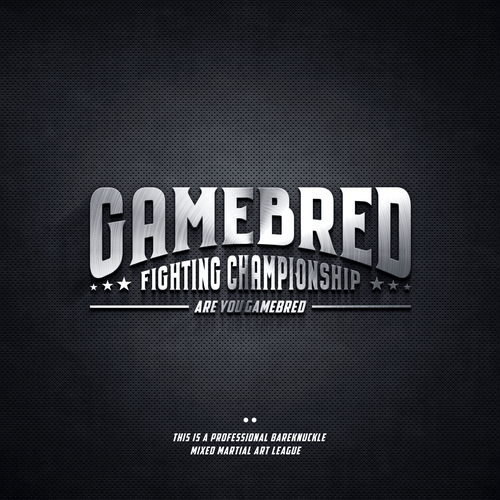 Modern fight organization, not looking for a GFC logo, want Gamebred FC or Gamebred Fighting Championship Design by Jaseng99