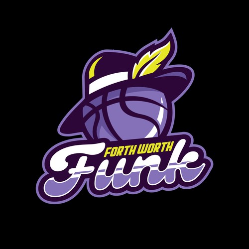 Basketball Logo for Team 'Fort Worth Funk' - Your Winning Logo Featured on Major Sports Network Design by HandriSid