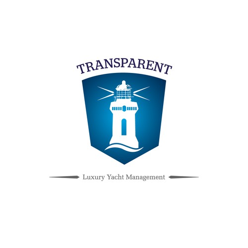 logo for TRANSPARENT Luxury Yacht Management Design by Digital Infusion