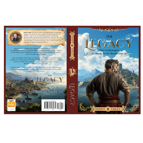 Book cover for epic 1st century story with historical implications Design by karundesigns