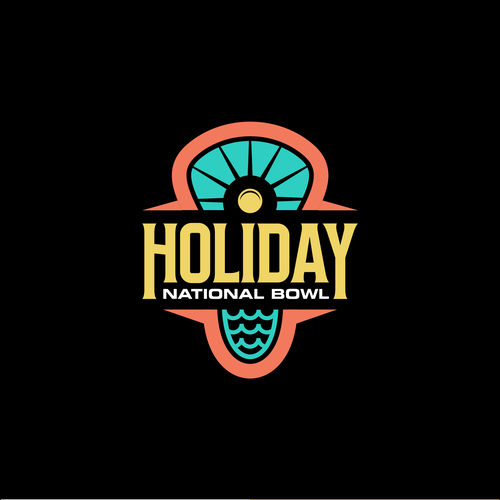 Holiday Bowl Logo Design by #RDWN