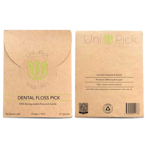 We need a Clean & Minimum design for our first Smart packaging dental floss picks product Design by Tanzina5