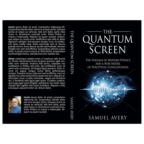 Book Cover: Quantum Physics & Consciousenss Réalisé par ink.sharia