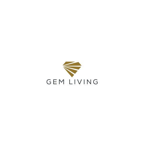 Geometrical, minimalist, modern brand design for Gem Living Design by Mittpro™ ☑