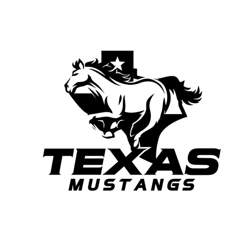 Diseño de Texas Mustangs de brint'X