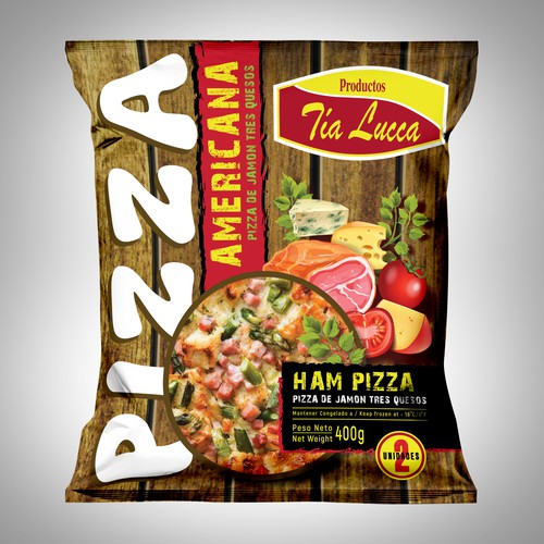 Design Something Cool Nice for our Mini  Pizza´s  Plastic Bags Packing. Design by Nirmana92