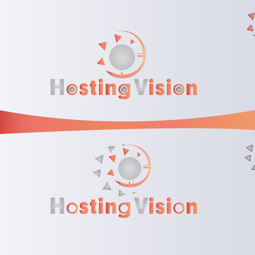 Create the next logo for Hosting Vision Design por mo7amed1988