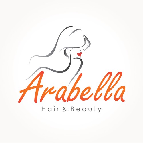 hair and beauty logo design