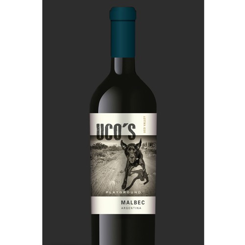 Create a modern wine label for Uco's Playground (Mendoza, Argentina) Design by The Kings Jewels