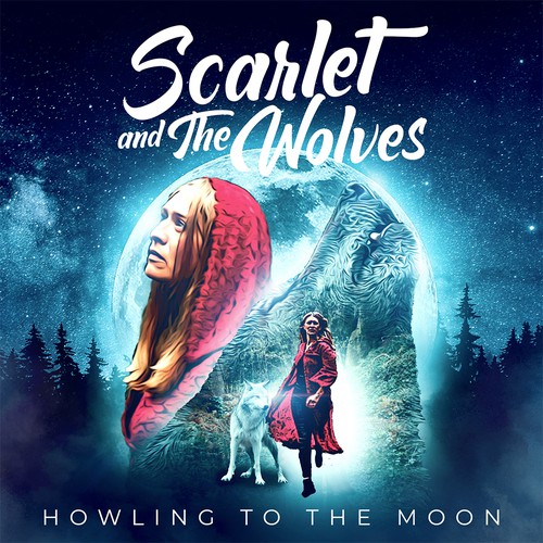 Scarlet and the Wolves are looking for a cutting edge design for their debut single cover. Design by EPH Design