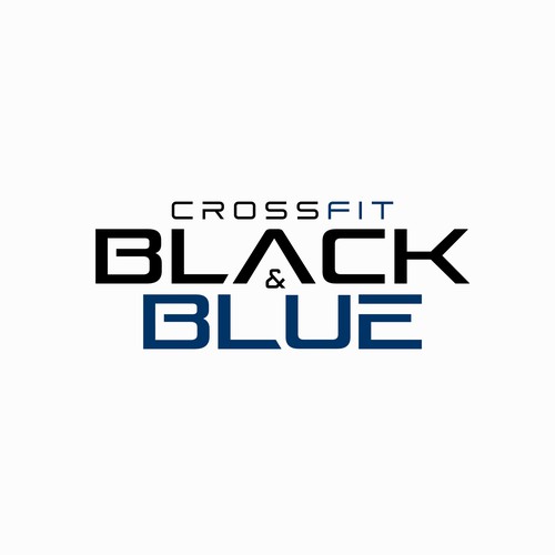 CrossFit Black & Blue -logo design Design by ham7