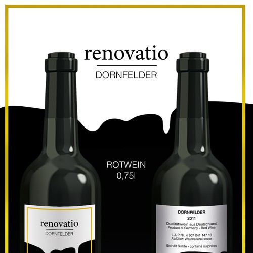 Product label contest entry by måne collective