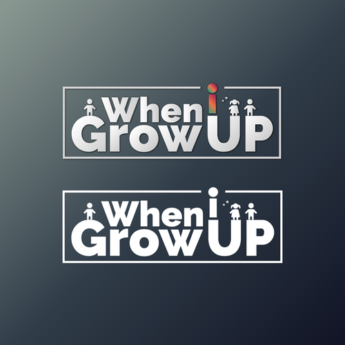 When I Grow Up Logo Design by Mayan Arts