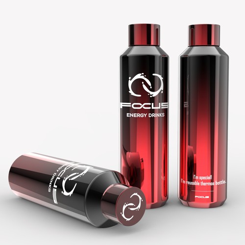 Focus Energy Bottle Design by Iztok, Ivana (IZ+IV)