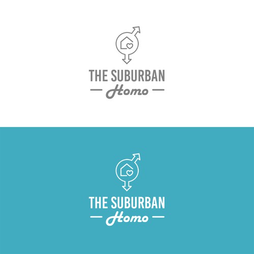 logo for lifestyle site of a thirty-something gay guy living in the burbs Design by cgfx.eth