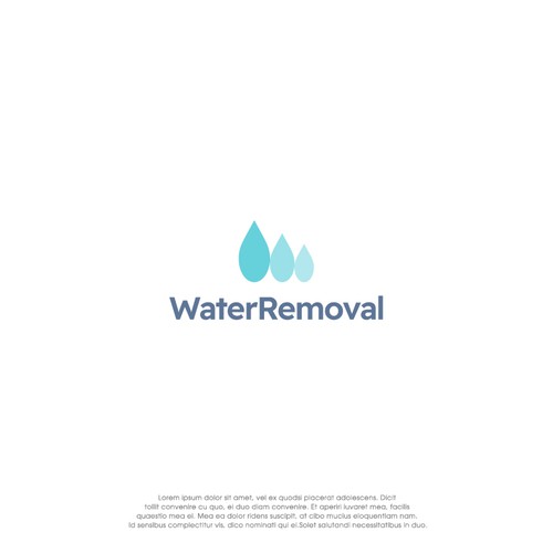 Logo Design For Water Damage Company Réalisé par oakbrand™