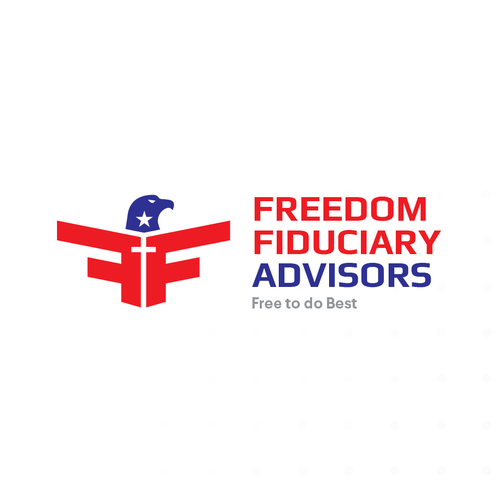 Investment company breaking away from corporate interest looking for fresh patriotic logo. Design by Affineer