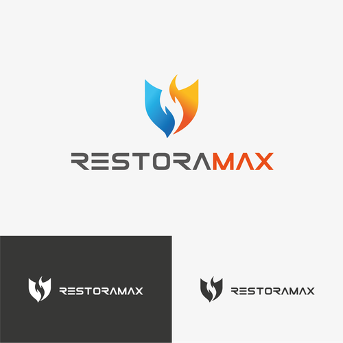 Restoration Company Branding. Design by BigHeadStudio