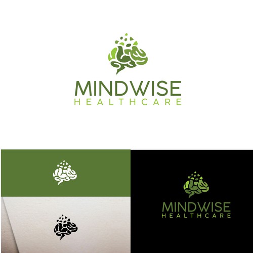 Create a logo for a startup brain health clinic (Mindwise Healthcare) Design by Custom Logo Graphic