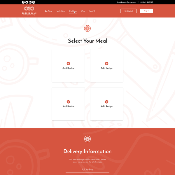 Cooked By Me Wizard Page!