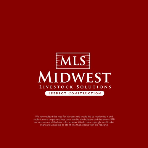 Midwest Livestock Solutions new logo! Design by JosH.Creative™