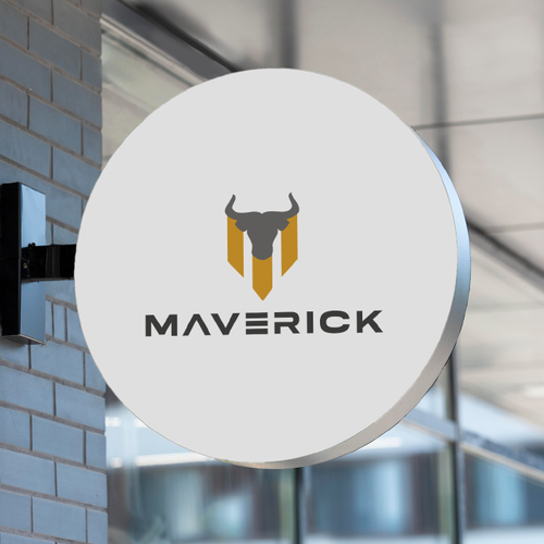 Need a modern abstract bull and M logo for our concrete construction company named Maverick. Design by A N S Y S O F T