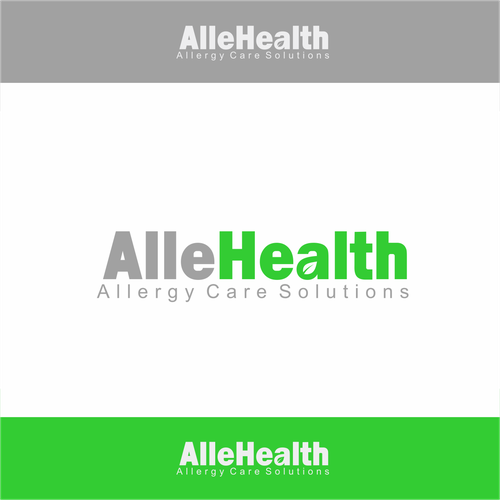 Create a logo for a new allergy company called AlleHealth Design by Ossiana