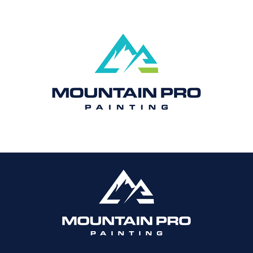 High-end, tech-focused Colorado painting company brand package Design by MD Design99