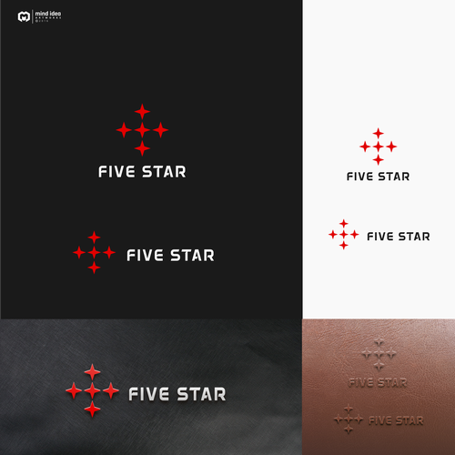 Five Star logo design Ontwerp door mind_idea™